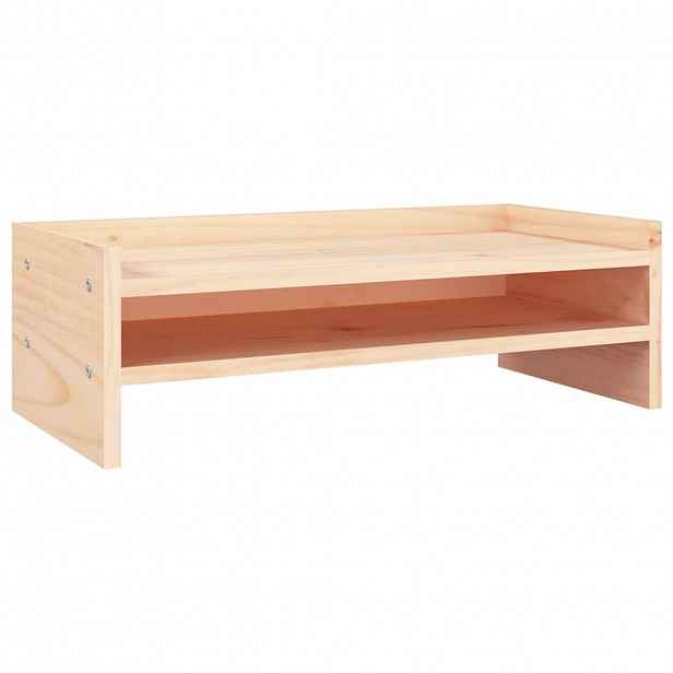vidaXL Stojan na monitor 50x24x16 cm masivní borové dřevo