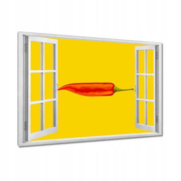 Obrazy 90x60 Červená chilli paprička