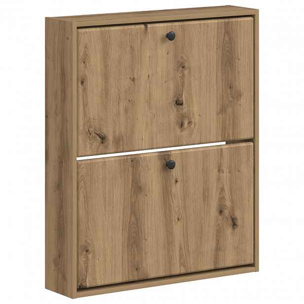 vidaXL Nástěnná skříň na boty BREDA 71 x 17 x 86 cm Kompozitní dřevo