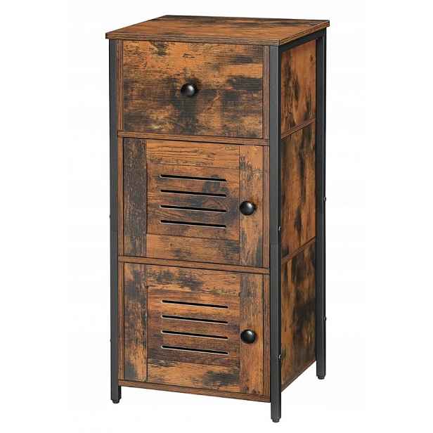 Koupelnová skříňka komoda ve vintage stylu s zásuvkou