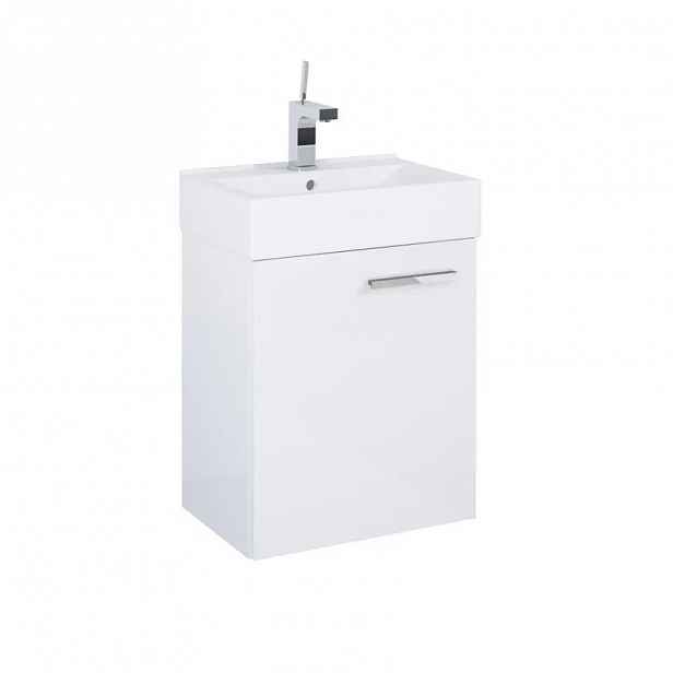 Skříňka s umyvadlem Mini 45 bílý