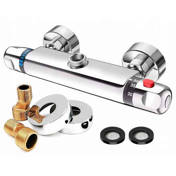 Sprchová Baterie S Termostatem Sprchová Termostatická Sprcha Chrom