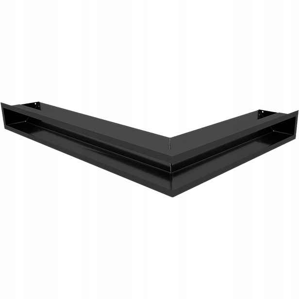 Krbová mřížka Luft levá 76,6x54,7x9 černá Mat Slim