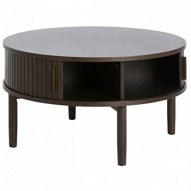 Selsey KONFERENČNÍ stolek Meta, tmavý dub, 85 cm