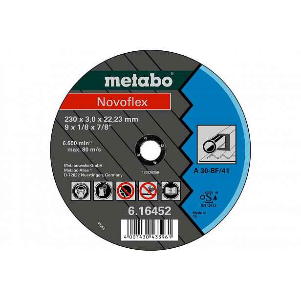 Metabo - Řezný kotouč na ocel 230x22,23 mm 616452000