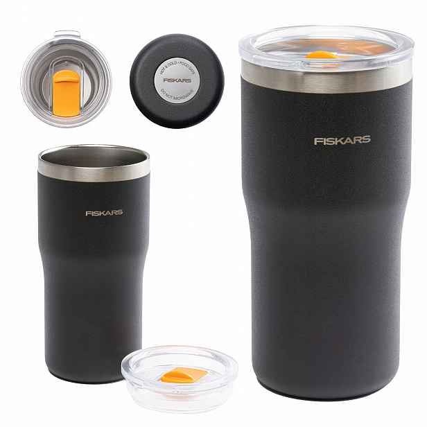 Fiskars On-the-go Termohrnek na kávu a čaj, vodu, černý nápoj, 500 ml