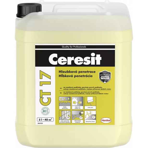 Hloubkový penetrační nátěr CT 17 primer 5 l