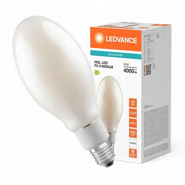 Led žárovka Hql E27 24W 80W 4000lm 4000K Neutrální Filament Ledvance