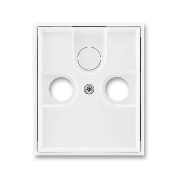 ROZBALENO – Kryt zásuvka anténní TV/R/SAT ABB Element bílá
