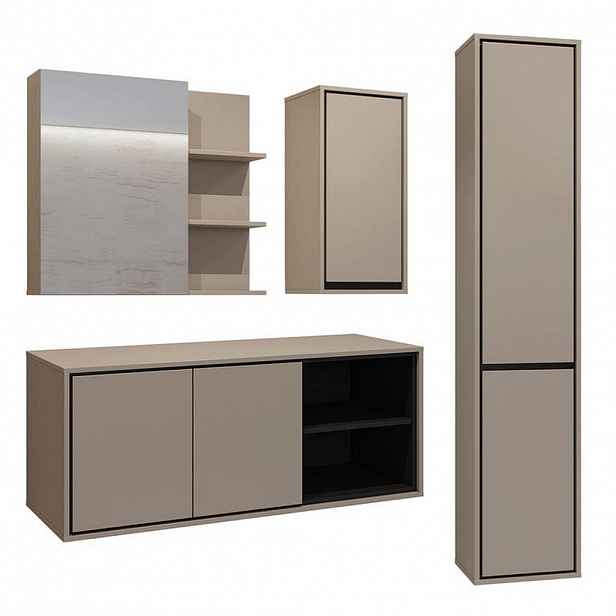 Petits-meubles KOUPELNOVÝ NÁBYTEK 120cm Sophéa 2er-Set Krtek
