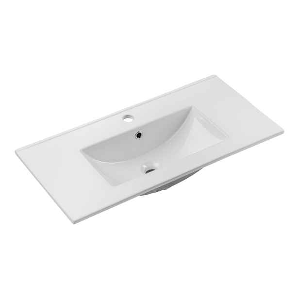 ArtCom Keramické umyvadlo CFP-8009 DANCE 80 | 2080RB bílý lesk 80 cm