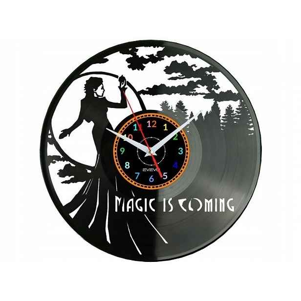 Magic Is Coming Nápad na Dárek Nástěnná Dekorace z vinylové desky