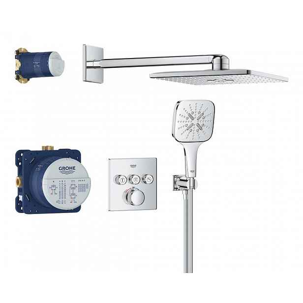 Sprchový systém Grohe Grohtherm SmartControl včetně podomítkového tělesa chrom 34864000