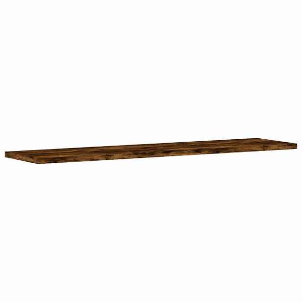 vidaXL Nástěnné police 4 ks kouřový dub 80x20x1,5 cm kompozitní dřevo