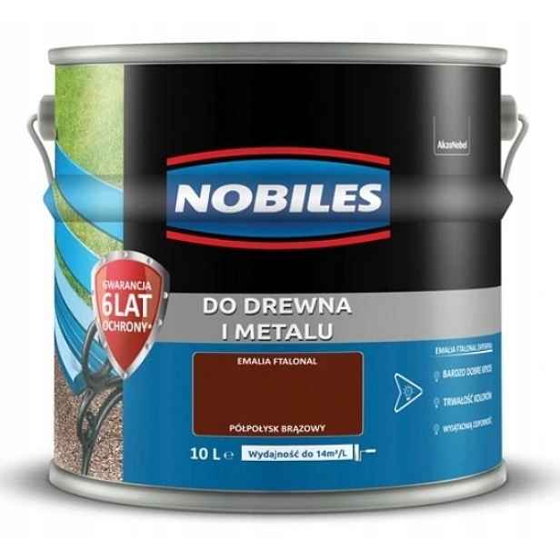 Nobiles Ftalonal Dřevo Kov 10 L Hnědý Pololesk