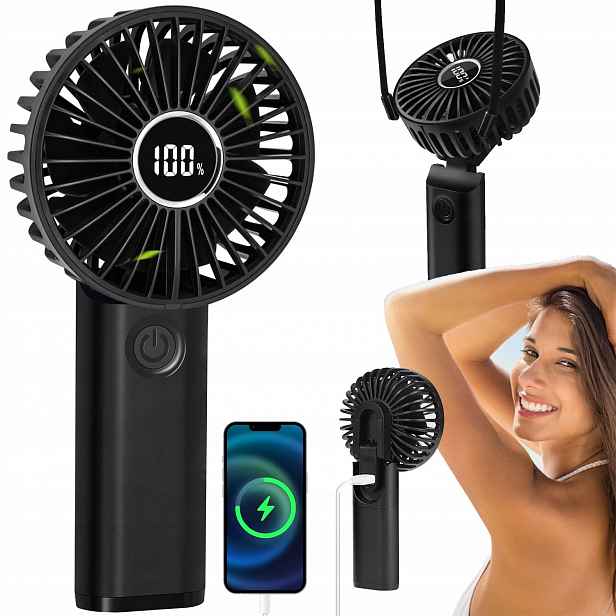 Ventilátor Mini Větráček Přenosný Mobilní Kapesní Ruční Usb Ventilátor