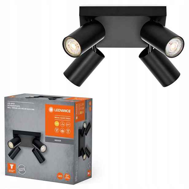 Led nástěnná lampa Stropní svítidlo Nástěnné svítidlo 13.6W 920lm 3000K Spot