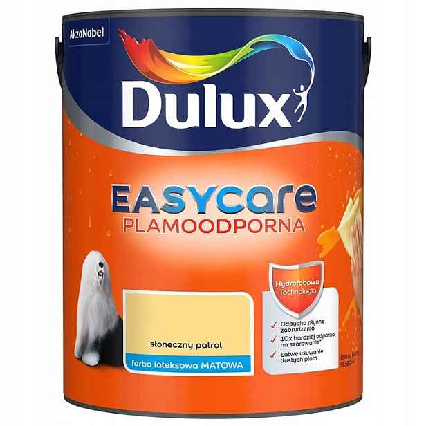 Dulux Easy Care Barva Odolná Proti Skvrnám Sluneční Patrola 5L