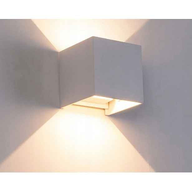 Nástěnná Led lampa 6W 4000K čtverec bílá