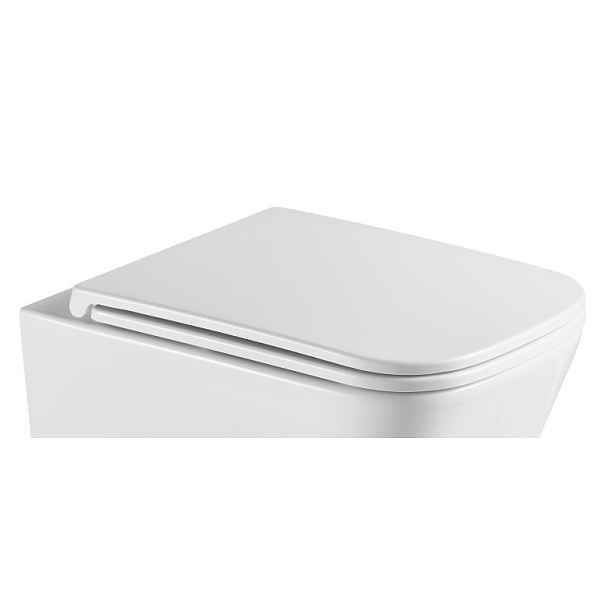 Olsen spa WC sedátko ORLO FLAT soft-close, hranaté