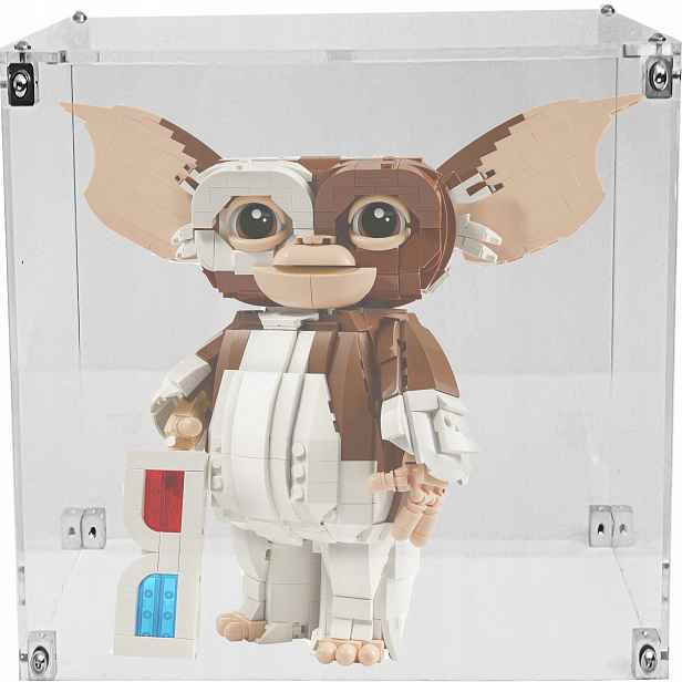 Vitrína Drewlandia pro stavebnici Lego 21361 Ideas Gremliny rozebírají: Gizmo
