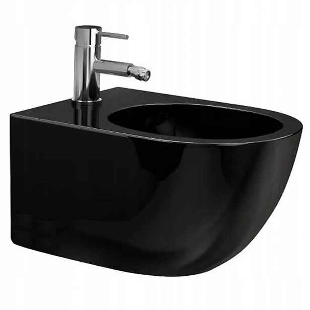 Závěsný Bidet Carlo Mini Černý Rea
