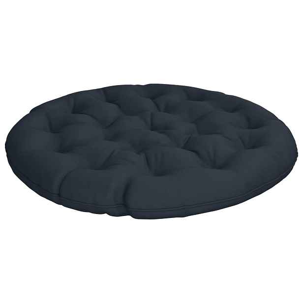 vidaXL Polštář na papasan VIANEN 100% polyester Tmavě modrá