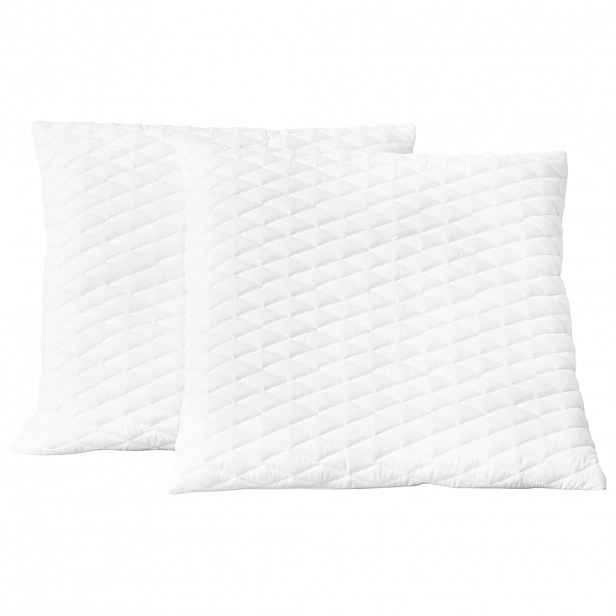vidaXL Polštáře 2 ks 80 x 80 x 14 cm paměťová pěna