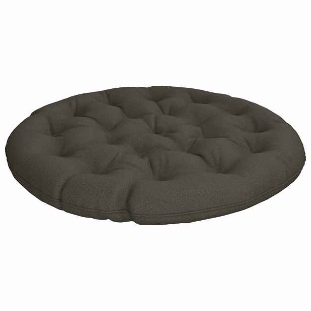 vidaXL Polštář na papasan VIANEN 100% polyester Antracitová