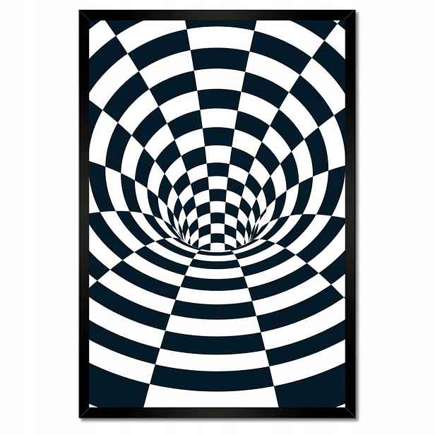 Plakáty v rámu 40x60 Abstrackja černobílá