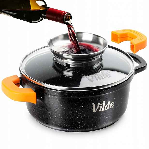 Hrnec se skleněnou poklicí Terruna Aroma 16 cm, 1,2 l