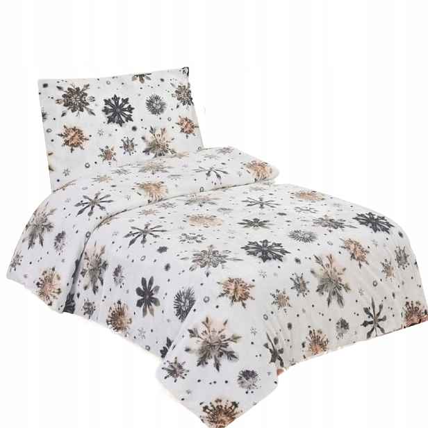 Jahu Povlečení mikroflanel Nord flake 140x200, 70x90 cm