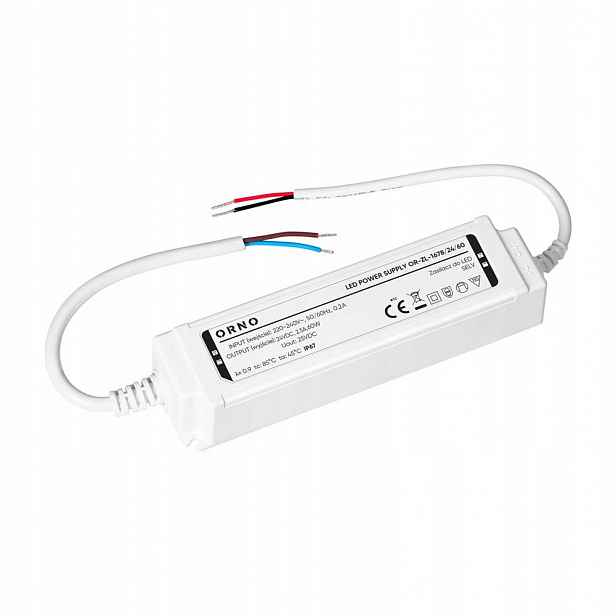 Led zdroj, hermetický, 24V, 60W, IP67