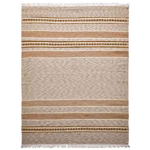 Ručně vázaný kusový koberec Wild West DESP HL62 Natural Brown, 300x400, hnědá, chodba / předsíň, Diamond Carpets India
