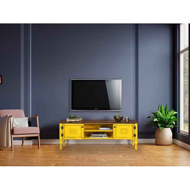 TV stěna / Sestava pod TV Ada TV - Yellow