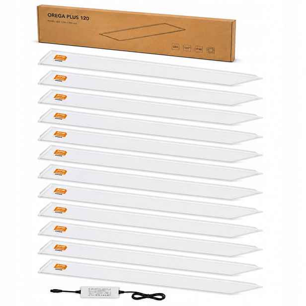 Stropní Led panel 50W Zapuštěné svítidlo 119,5 x 29,5 cm Stropní Svítidlo 4500lm Orega