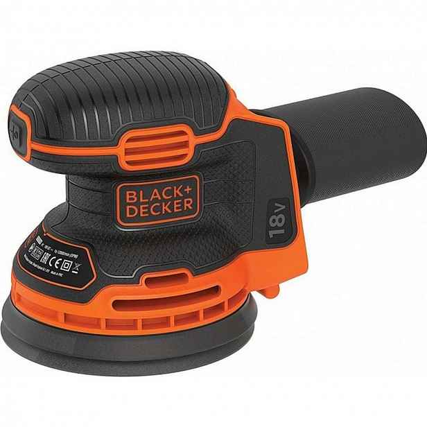 BLACK+DECKER - 18V AKU excentrická bruska 125 mm, bez baterie a nabíječky BDCROS18N-XJ