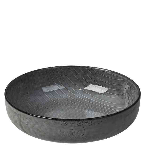 Nízká mísa 17 cm Broste NORDIC SEA - šedá
