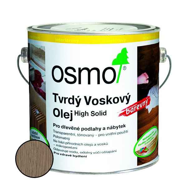 Olej tvrdý voskový Osmo 3074 grafit 2,5 l