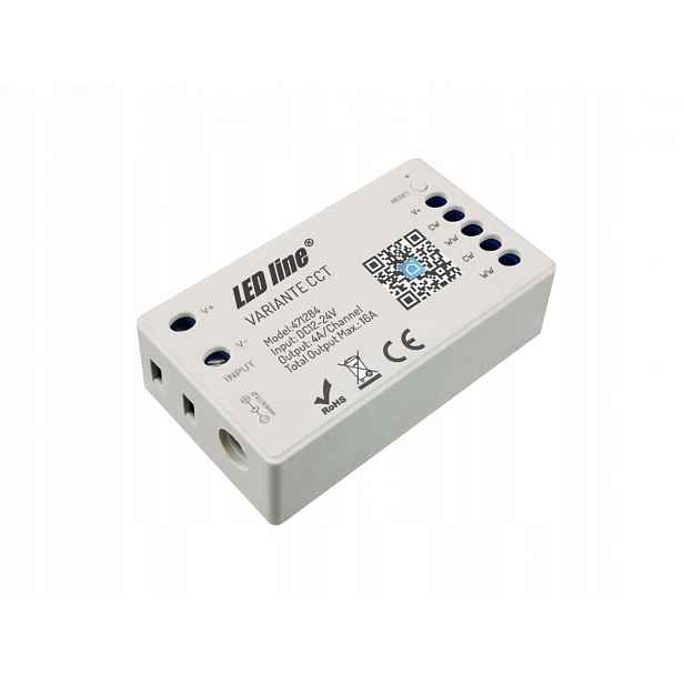 Ovladač Ledline Variante Cct Tuya 12V-192W 24V-384W Max Kanál 4A