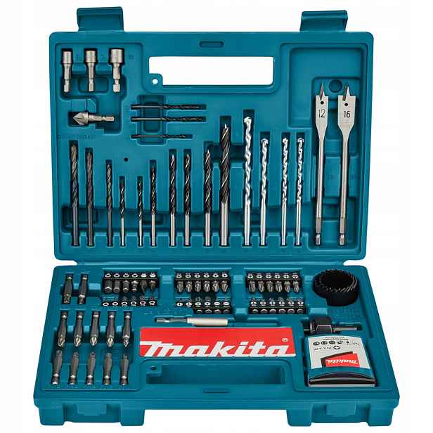 Sada bitů pro vrtáky nástavců Makita B-53811 kufr 100 ks.