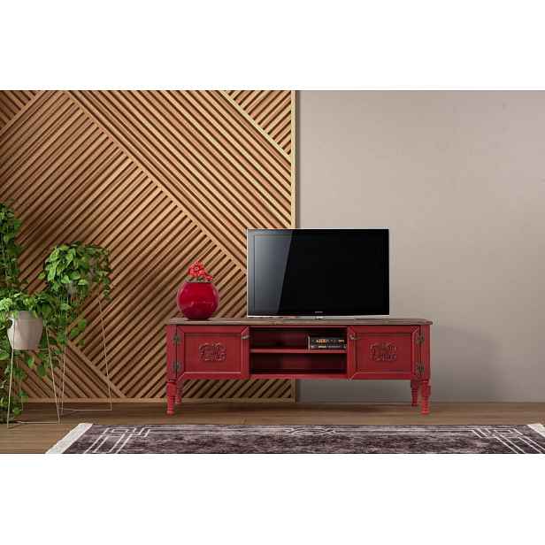 TV stěna / Sestava pod TV Ada TV - Red