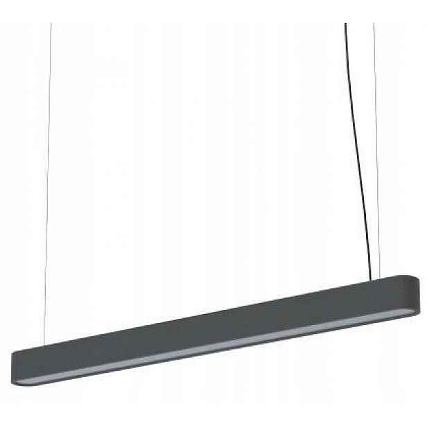 Závěsná lampa Soft Grafitová 1xT8 16W Led 3000K 95cm Stropní Svítidlo Pokoj