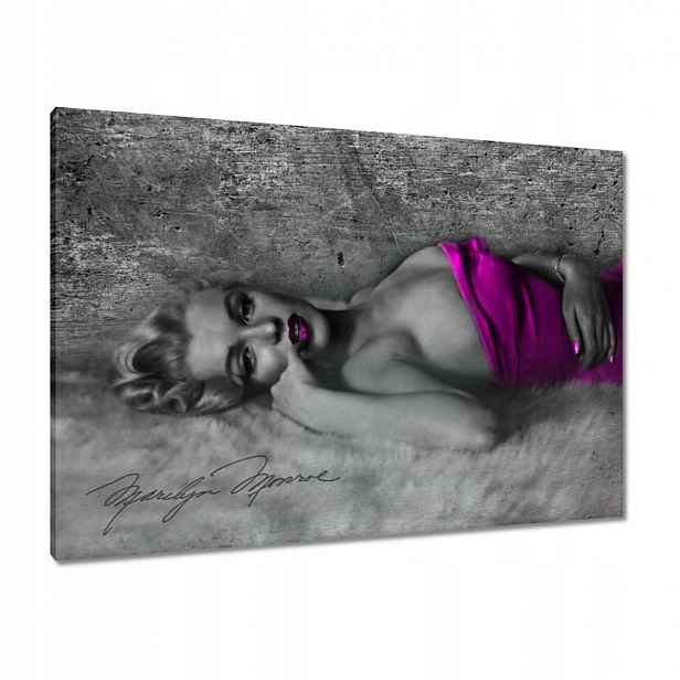 Obrazy 100x70 Růžová Marilyn Monroe