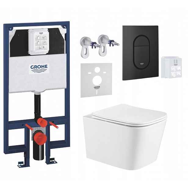 7v1 Wc Set, Stelaz Grohe Slim Wc Mísa Imprese Tornado, Tlačítko