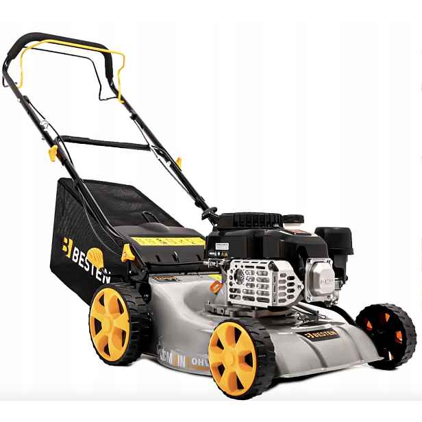 Benzínová Sekačka Na Trávy Silná S Pohonem Ohv 132CC 2XNŮŽ 41CM Lehký Olej