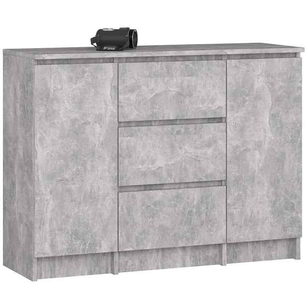Kombinovaná komoda JUNIPER - beton