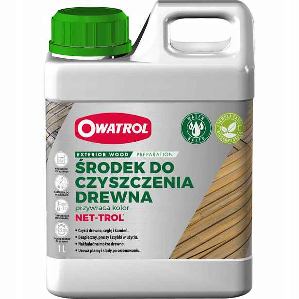 Net-trol Odšeďovač Dřeva Pro Renovaci Teras 1L