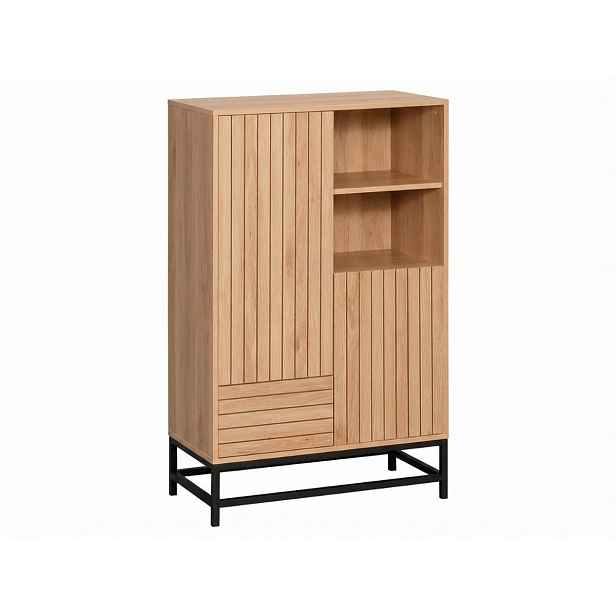 Vysoká komoda VALMOR 120x75 cm, dekor dub