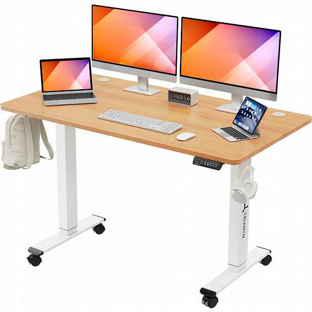 Elektrický psací stůl Triadyn WorkBase 1407 Nastavení výšky 140 x 70 cm